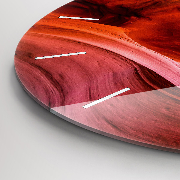 Wanduhr rund mit motiv Schlucht