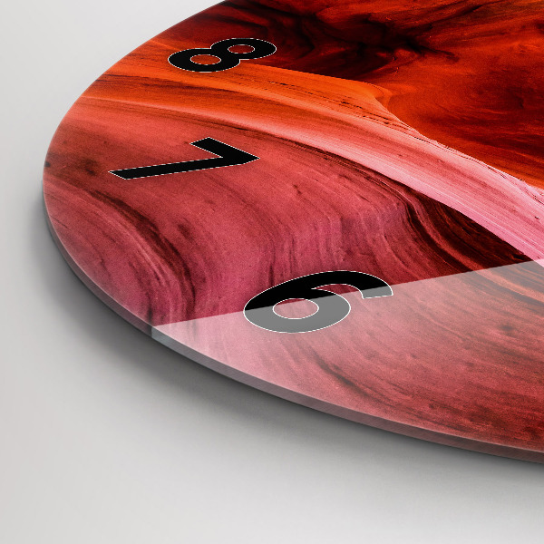 Wanduhr rund mit motiv Schlucht