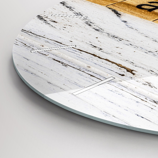 Wanduhr rund mit motiv Familie