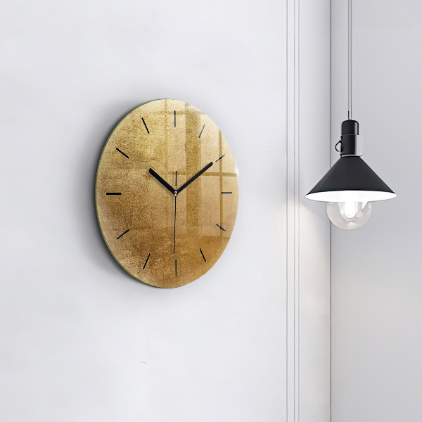 Wanduhr rund Dekorative Leinwand