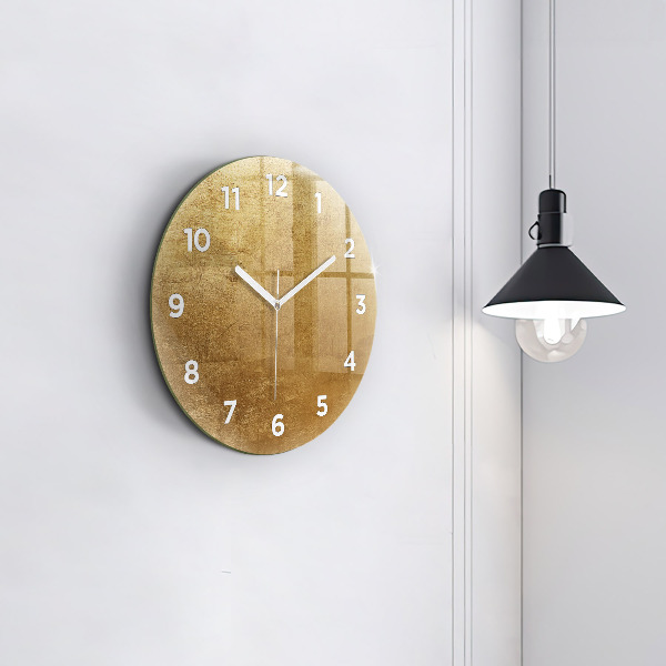 Wanduhr rund Dekorative Leinwand