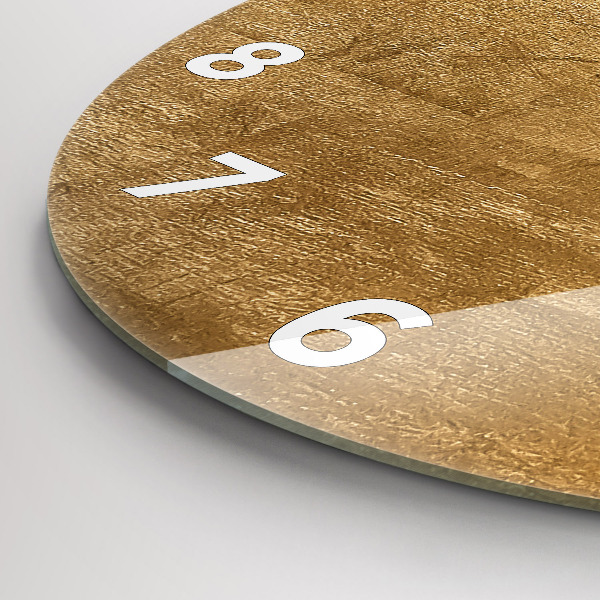 Wanduhr rund Dekorative Leinwand