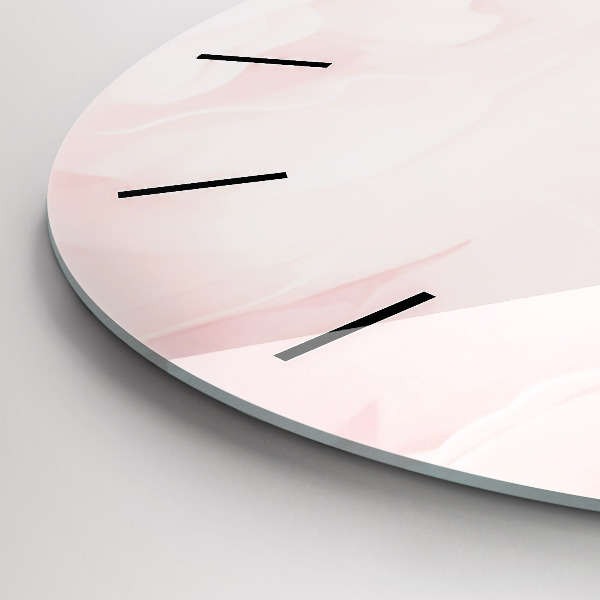 Wanduhr rund Blühende Rosen