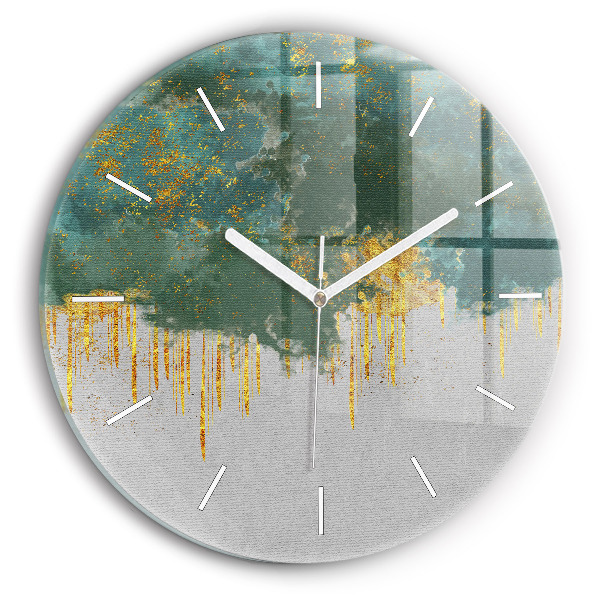 Wanduhr rund Dekoratives Muster