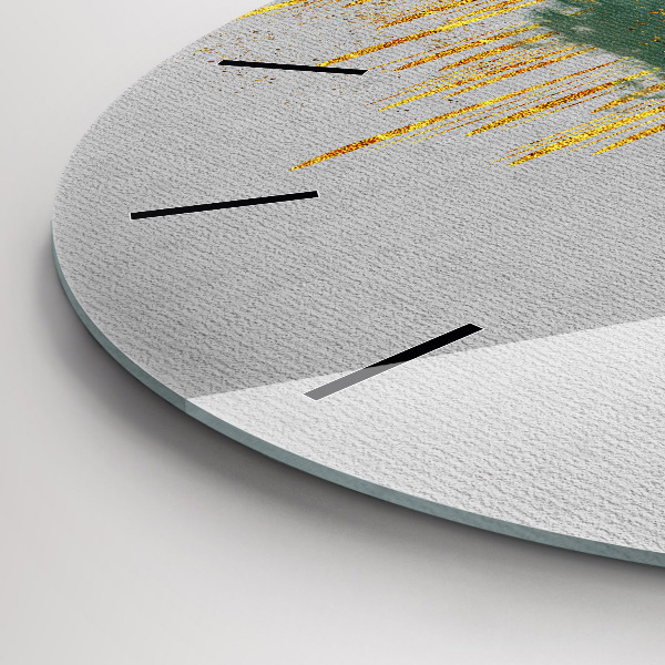 Wanduhr rund Dekoratives Muster