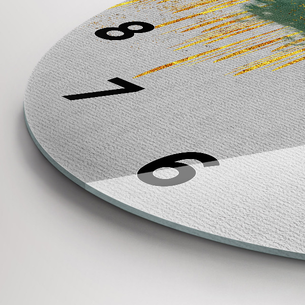 Wanduhr rund Dekoratives Muster