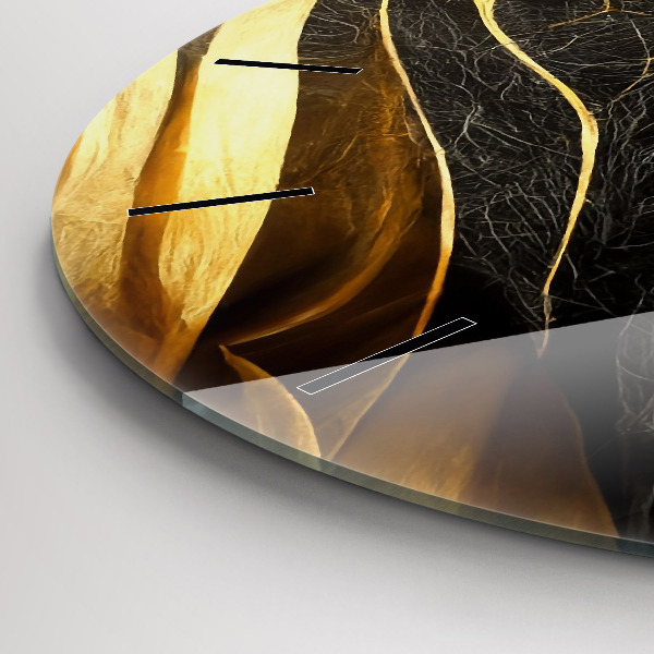 Wanduhr rund Elegante Abstraktion