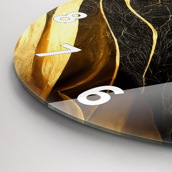 Wanduhr rund Elegante Abstraktion