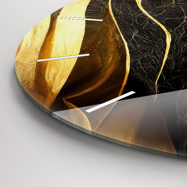 Wanduhr rund Elegante Abstraktion