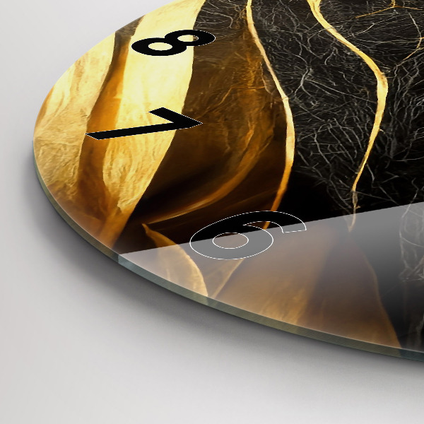 Wanduhr rund Elegante Abstraktion