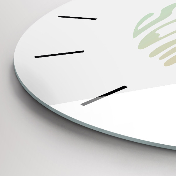 Wanduhr rund mit motiv Hallo Sommer!