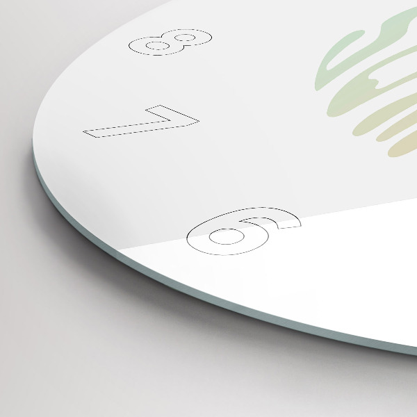 Wanduhr rund mit motiv Hallo Sommer!