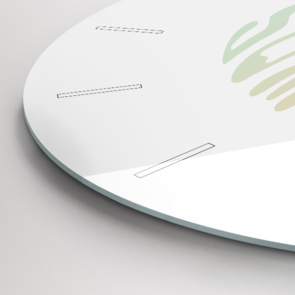 Wanduhr rund mit motiv Hallo Sommer!