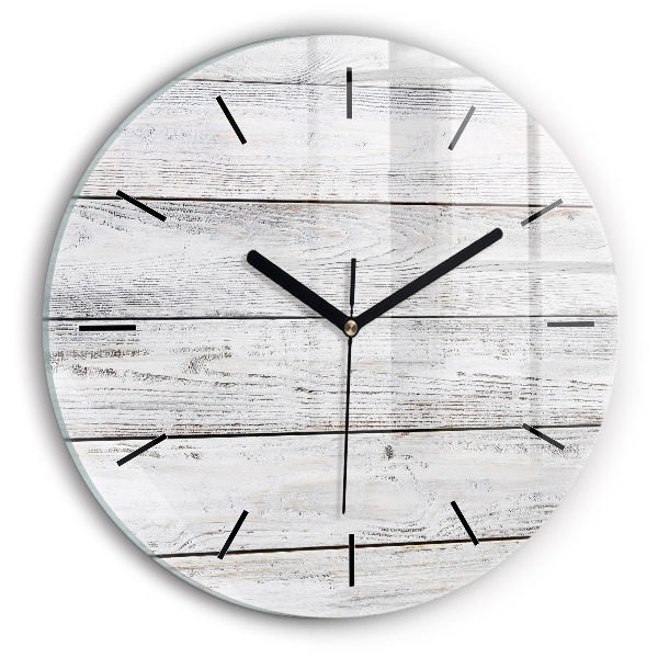 Wanduhr rund mit motiv Bemalte Bretter