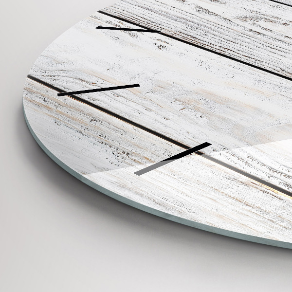 Wanduhr rund mit motiv Bemalte Bretter