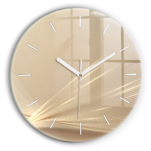 Wanduhr rund Abstraktes Licht