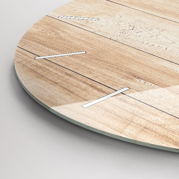 Wanduhr glas rund Hölzerne Textur