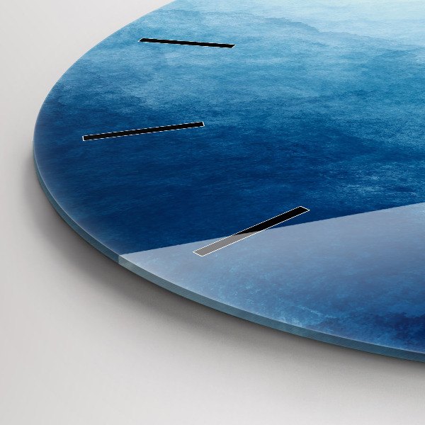 Wanduhr rund Wasser abstrakt