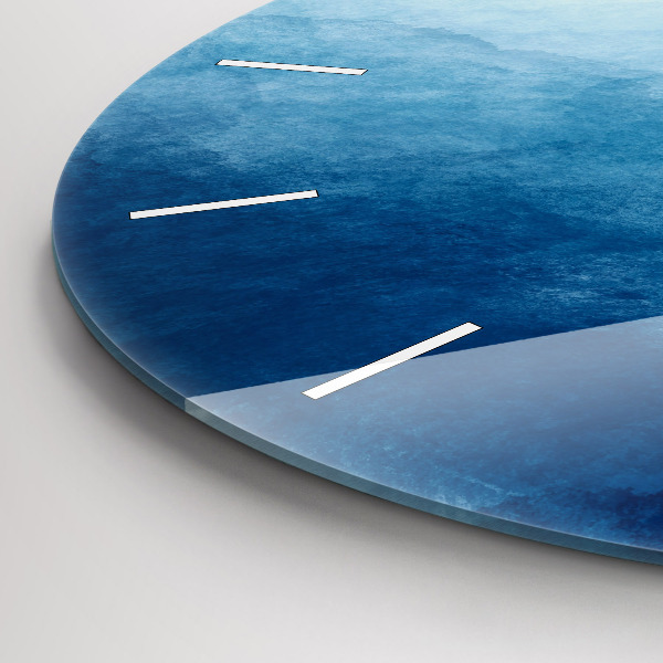 Wanduhr rund Wasser abstrakt