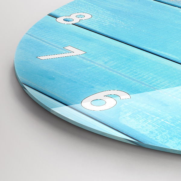 Wanduhr rund Strandzubehör und Tafeln