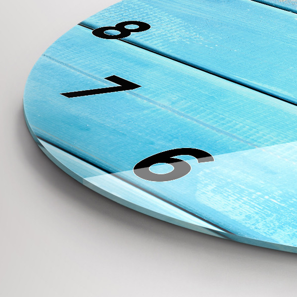 Wanduhr rund Strandzubehör und Tafeln