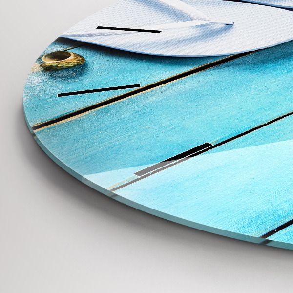 Wanduhr rund mit motiv Ferien-Accessoires