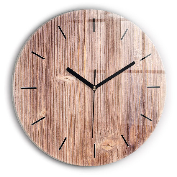 Wanduhr glas rund Paprika