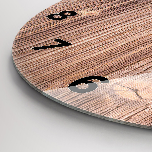 Wanduhr glas rund Paprika