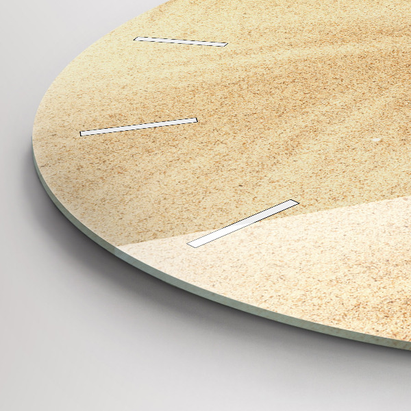 Wanduhr rund Abstraktion von Gold