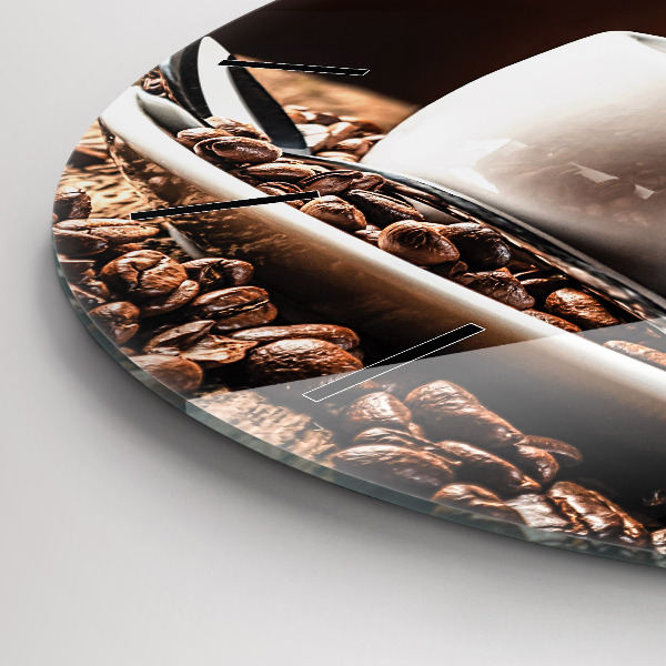 Wanduhr rund mit motiv Kaffeetasse