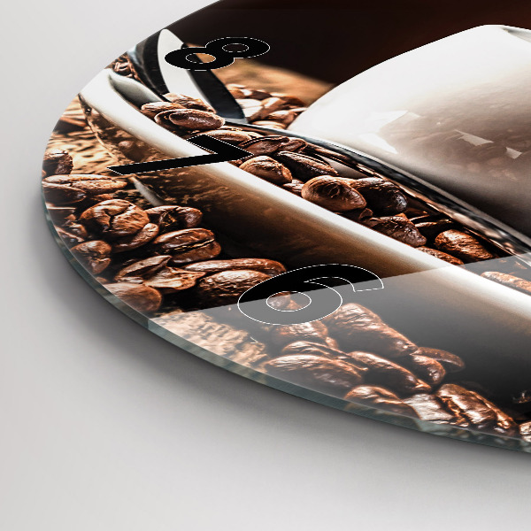 Wanduhr rund mit motiv Kaffeetasse
