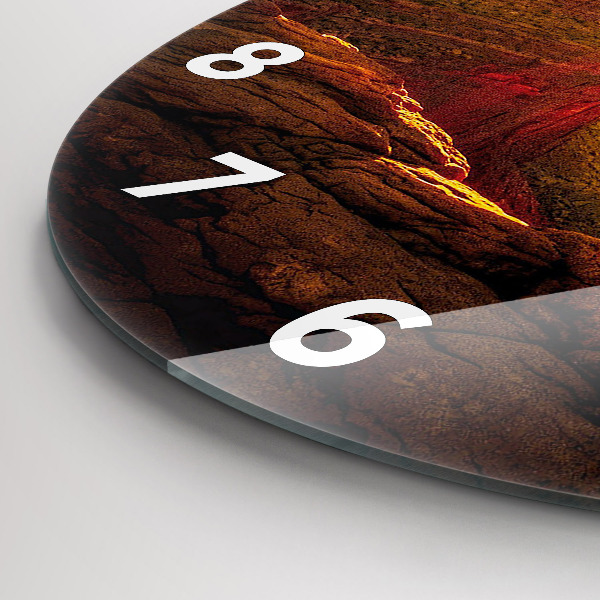 Wanduhr glas rund Grand Canyon Arizona