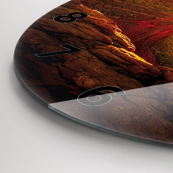 Wanduhr glas rund Grand Canyon Arizona