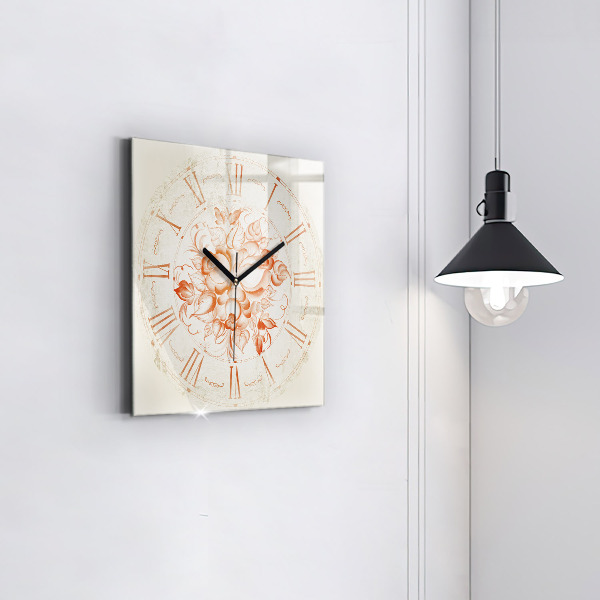 Wanduhr quadratisch mit motiv Römisches Motiv