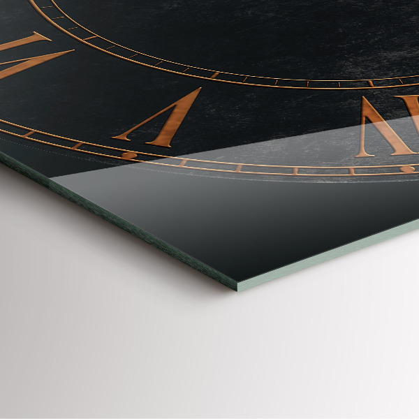 Wanduhr quadratisch mit motiv Alte römische Ziffern