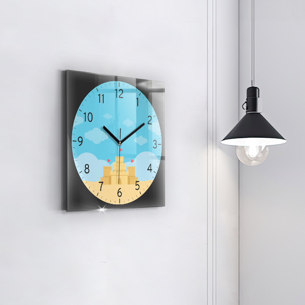Wanduhr quadratisch Sandburg